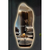 150x50 Led Işıklı Asimetrik Boy Aynası Gün Işığı 150x50 Led Işıklı Asimetrik Boy Aynası Gün Işığı
