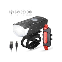 Su Geçirmez Usb Şarj Led Bisiklet Scooter Ön Far Arka Işık Lambası Işık Seti Bisiklet Far Kırmızı - Siyah Su Geçirmez Usb Şarj Led Bisiklet Scooter Ön Far Arka Işık Lambası Işık Seti Bisiklet Far Kırmızı - Siyah