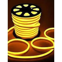 Neon Esnek Şerit Led Amber Renk Su Geçirmez + 220 Volt Fişli Tak Çalıştır 19 Metre Neon Esnek Şerit Led Amber Renk Su Geçirmez + 220 Volt Fişli Tak Çalıştır 19 Metre