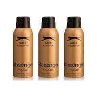 Slazenger Active Sport Gold Erkek Sprey Deodorant 3 x 150 ML Slazenger Active Sport Gold Erkek Sprey Deodorant 3 x 150 ML
