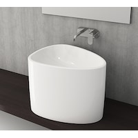 Bocchi Etna Tezgah Üstü Monoblok Lavabo P. Beyaz 1162-001-0125 Bocchi Etna Tezgah Üstü Monoblok Lavabo P. Beyaz 1162-001-0125