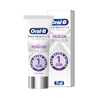 Oral-B Pro 3D White Clinical Yoğun Beyazlık Diş Macunu 75 ML Oral-B Pro 3D White Clinical Yoğun Beyazlık Diş Macunu 75 ML