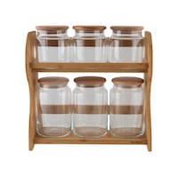 Bambum Bench Plus Standlı Saklama Set 7p Ahşap Bambum Bench Plus Standlı Saklama Set 7p Ahşap