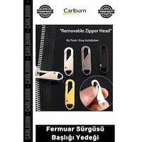 Carlburn Fermuar Paslanmaz Yüksek Kalite Metal Onarım Seti Dayanıklı Çinko Alaşım Hızlı Pratik Fermuar Çok Renkli Carlburn Fermuar Paslanmaz Yüksek Kalite Metal Onarım Seti Dayanıklı Çinko Alaşım Hızlı Pratik Fermuar Çok Renkli