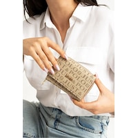 Just Polo Kadın Bol Kartlık Ve Kağıt Para Bölmeli Bölmeli Fermuarlı & Kapaklı Cüzdan Shopper Vizon Just Polo Kadın Bol Kartlık Ve Kağıt Para Bölmeli Bölmeli Fermuarlı & Kapaklı Cüzdan Shopper Vizon