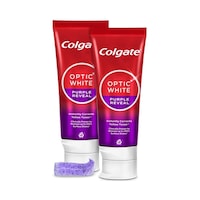 Colgate Optic White Purple Reveal Beyazlatıcı Diş Macunu 2 x 75 ML