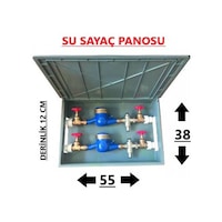 Su Sayaç Panosu İkili 53x10x38 Su Sayaç Panosu İkili 53x10x38