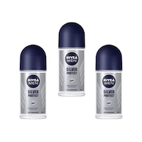 Nivea Men Silver Protect Erkek Roll-On Deodorant 50 ML x 3 Nivea Men Silver Protect Erkek Roll-On Deodorant 50 ML x 3