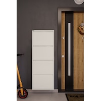 Ceha 4'lü Metal Ayakkabılık - Beyaz K.AYK-4 /AB9010 Ceha 4'lü Metal Ayakkabılık - Beyaz K.AYK-4 /AB9010