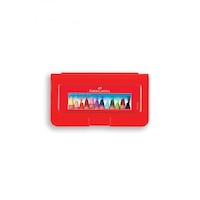 Faber-Castell Altıgen Pastel Boya 12 Renk Plastik Kutu Faber-Castell Altıgen Pastel Boya 12 Renk Plastik Kutu
