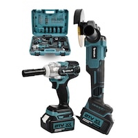 Assur ASR1017 21V Taşlama + Somun Sıkma Sökme 2'li Set Mavi Assur ASR1017 21V Taşlama + Somun Sıkma Sökme 2'li Set Mavi