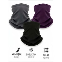 Qu-tex Qulothes 3 Lü Kombin Set Termal Polar Soğuk Geçirmez Bere & Boyunluk Unisex Kışlık Ayarlanabilir Çok Renkli Qu-tex Qulothes 3 Lü Kombin Set Termal Polar Soğuk Geçirmez Bere & Boyunluk Unisex Kışlık Ayarlanabilir Çok Renkli