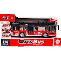 Ctoys Ses Ve Işıklı Oyuncak Şehir Otobüsü A1119-13 Kımızı