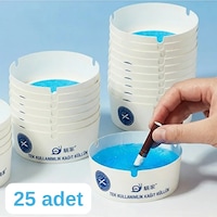 Mucit Home 25 Adet Tek Kullanımlık Kül Tablası Kokusuz Taşınabilir Pratik Jel Küllük Seti Ofis Kafe Ev Mucit Home 25 Adet Tek Kullanımlık Kül Tablası Kokusuz Taşınabilir Pratik Jel Küllük Seti Ofis Kafe Ev