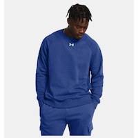 Under Armour Ua Rival Fleece Crew Erkek Sweatshirt-28784-mavi Under Armour Ua Rival Fleece Crew Erkek Sweatshirt-28784-mavi