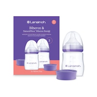 Lansinoh® 2 X 160 ML Biberon ve NaturalWave® Biberon Emziği (1 Ay+) Lansinoh® 2 X 160 ML Biberon ve NaturalWave® Biberon Emziği (1 Ay+)