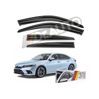Honda Civic Fe1 Kasa Hb Sd 2021 Ve Sonrası Cam Rüzgarlığı 4lü Honda Civic Fe1 Kasa Hb Sd 2021 Ve Sonrası Cam Rüzgarlığı 4lü
