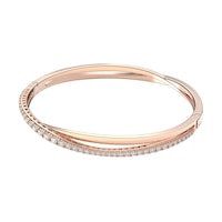 5620552 Swarovski Bilezik Twıst:Bangle Whıte/Ros 5620552 Swarovski Bilezik Twıst:Bangle Whıte/Ros