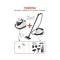 Torima Jjb-747 Koltuk Ve Halı Yıkama Makinesi + Cb-08c Çok Fonksiyonlu Buharlı Temizleyici Torima Jjb-747 Koltuk Ve Halı Yıkama Makinesi + Cb-08c Çok Fonksiyonlu Buharlı Temizleyici