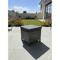 Liv Concept Çok Amaçlı Rattan Bahçe Pufu Antrasit 40x40 Cm Liv Concept Çok Amaçlı Rattan Bahçe Pufu Antrasit 40x40 Cm