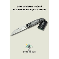 Crkt Denizaltı Figürlü Paslanmaz Avcı Kamp Çakı 20 Cm Beyaz - Siyah Crkt Denizaltı Figürlü Paslanmaz Avcı Kamp Çakı 20 Cm Beyaz - Siyah