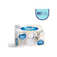 Selpak El Ve Yüz Havlusu Kutulu Mermer Desen 80 Yaprak Selpak El Ve Yüz Havlusu Kutulu Mermer Desen 80 Yaprak