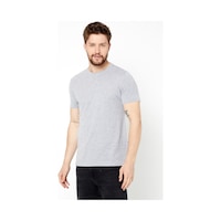 Mmetalic Erkek Çok Renkli T- Shirt Regular Fit Rahat Kesim Bisiklet Yaka Basic Tişört Mmetalic Erkek Çok Renkli T- Shirt Regular Fit Rahat Kesim Bisiklet Yaka Basic Tişört