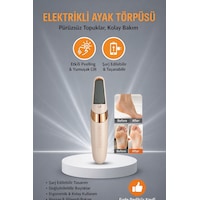 Elektrikli Ayak Törpüsü Şarj Edilebilir Topuk Temizleyici Nasır & Ölü Deri Giderici Ev Tipi Pedikür Cihazı Elektrikli Ayak Törpüsü Şarj Edilebilir Topuk Temizleyici Nasır & Ölü Deri Giderici Ev Tipi Pedikür Cihazı