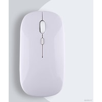 Apple Uyumlu MacBook Şarj Edilebilir Sessiz Mouse Bluetooth + 2.4hz Wifi
