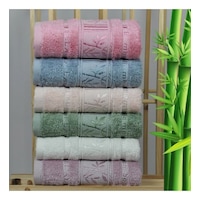 6 Adet Bambu El Havlusu 50x90cm El Yüz Havlu Seti Renkli 6 Adet Bambu El Havlusu 50x90cm El Yüz Havlu Seti Renkli