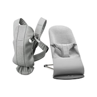 BabyBjörn 2'li Set Bliss Ana kucağı & Kanguru Mini 3D Jersey Light Grey BabyBjörn 2'li Set Bliss Ana kucağı & Kanguru Mini 3D Jersey Light Grey