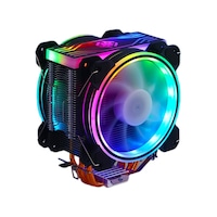 Zoko Ice-5 Auto Rainbow Fanlı RGB Led Board Kule İşlemci Fan 2 x 12 CM