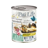 Pati Life Kitten Kuzu Etli Tahılsız Konserve Yavru Kedi Maması 24 x 415 G Pati Life Kitten Kuzu Etli Tahılsız Konserve Yavru Kedi Maması 24 x 415 G