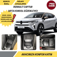 Renault Captur Orta Konsol Düzenleyici - Organizer 2020 İle 2026 Arası Uyumlu Renault Captur Orta Konsol Düzenleyici - Organizer 2020 İle 2026 Arası Uyumlu