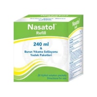 Nasatol Refill Burun Yıkama Solüsyonu Yedek Paketl Nasatol Refill Burun Yıkama Solüsyonu Yedek Paketl