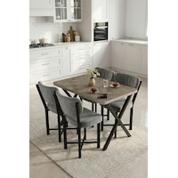 Mutfak Masası 4 Sandalyeli Set 110x70 Cm Modern Masa Takımı Cafe Balkon Ofis Masa Elma 9887 Anstrast Gri Mutfak Masası 4 Sandalyeli Set 110x70 Cm Modern Masa Takımı Cafe Balkon Ofis Masa Elma 9887 Anstrast Gri