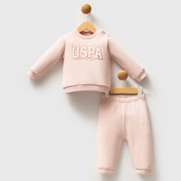 U.S. Polo Assn. 2'li Takım 2742 Pudra U.S. Polo Assn. 2'li Takım 2742 Pudra