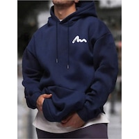 Uyguntarz Unisex Enjoy Cep Baskılı Oversize Sweatshirt Lacivert Uyguntarz Unisex Enjoy Cep Baskılı Oversize Sweatshirt Lacivert
