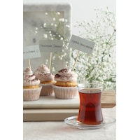 Lav Duru Cam Çay Seti 6 Kişilik 155 ml (6 Çay Bardağı, 6 Çay Tabağı) Lav Duru Cam Çay Seti 6 Kişilik 155 ml (6 Çay Bardağı, 6 Çay Tabağı)