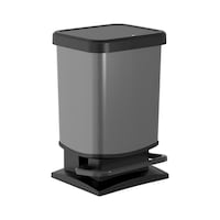 Paso Pedallı Çöp Kutusu 20l Karbon Metal Paso Pedallı Çöp Kutusu 20l Karbon Metal
