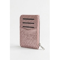 Pembe Simli Fermuarlı Kadın Kartlık Mg2846 Pembe Simli Fermuarlı Kadın Kartlık Mg2846