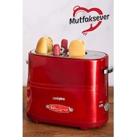Cookplus Mutfaksever 2li Sosisli Sandviç (Hot Dog) Yapma Makinesi Cookplus Mutfaksever 2li Sosisli Sandviç (Hot Dog) Yapma Makinesi