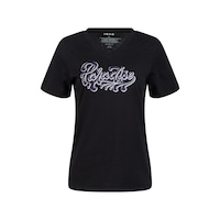 2as Alone Baskılı V Yaka Kadın T-shirt 406 Siyah 2as Alone Baskılı V Yaka Kadın T-shirt 406 Siyah