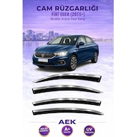 Fiat Egea Sedan 2015+ Araca Özel Kromlu Cam Rüzgarlığı Premium A+ Fiat Egea Sedan 2015+ Araca Özel Kromlu Cam Rüzgarlığı Premium A+