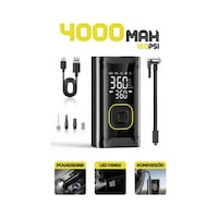 Enshall 4000 Mah Şarjlı Lastik, Bsiklet,oto Hava Kompresörü Enshall 4000 Mah Şarjlı Lastik, Bsiklet,oto Hava Kompresörü