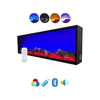 Esha Home Elektrikli Dekoratif Yapay Şömine Bluetooht+ Kumandalı 80x25 Cm. Esha Home Elektrikli Dekoratif Yapay Şömine Bluetooht+ Kumandalı 80x25 Cm.