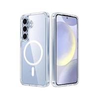Samsung Galaxy S23 Fe Uyumlu Kılıf Sararmaz Clearmag Kılıf M-safe Uyumlu Şeffaf Samsung Galaxy S23 Fe Uyumlu Kılıf Sararmaz Clearmag Kılıf M-safe Uyumlu Şeffaf