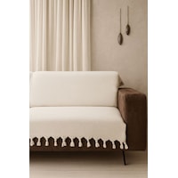 Lunga Vita Başak Desen Dokuma %100 Pamuklu Çok Amaçlı Pike Koltuk Örtüsü 180x230 Krem Lunga Vita Başak Desen Dokuma %100 Pamuklu Çok Amaçlı Pike Koltuk Örtüsü 180x230 Krem