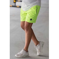 Madmext Neon Yeşil Basic Deniz Şortu 4262 Madmext Neon Yeşil Basic Deniz Şortu 4262