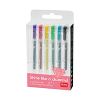 Legami Shine Like A Diamond 6lı Parlak Mini Jel Kalem Seti K08615